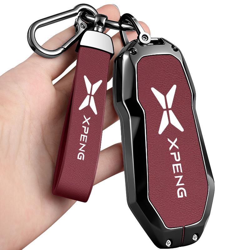 Xiaopeng X9 2026 Ultra Metal Key Case with Remote Control Buckle - New Model Protective Shell