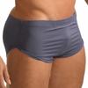 Men Sides Split Press Button Crotch Boxer Briefs Elastic Waistband Quick-Drying Athletic Shorts for Gym Fitness Cycling Running