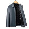 Yalu Men's Autumn/Winter Lapel Leather Jacket