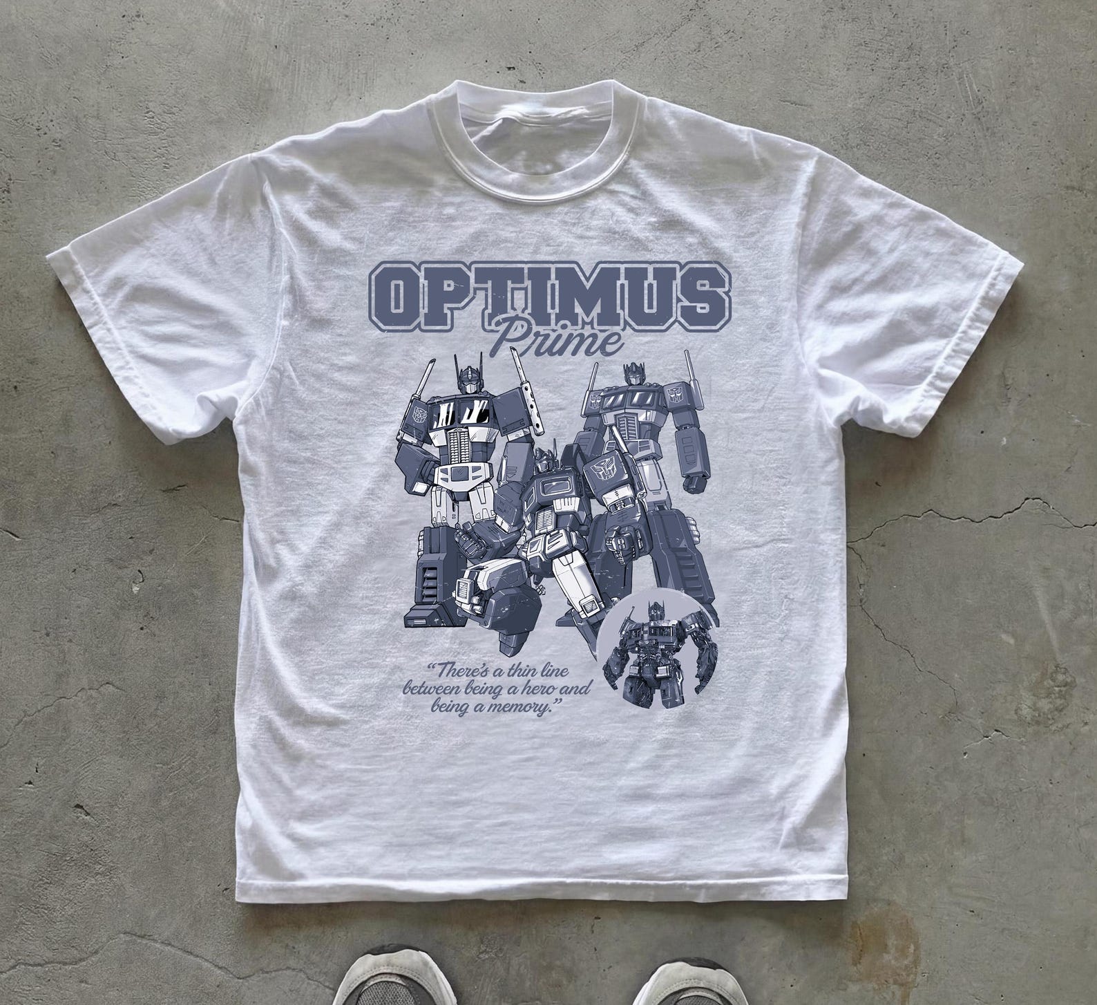 Optimus Prime Transformers T-Shirt, Retro Autobot Tee 4XL