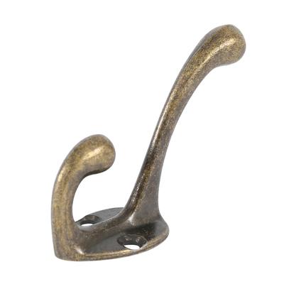 10/20 Stück Mantelhaken Wandmontiert Schwerlast Doppelter Garderobenhaken Bronze Vintage Kleiderbügel Mit Schraube für Tür Mantelhaken Badezimmer