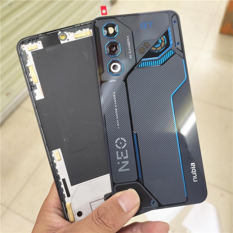 Rear Housing For ZTE Nubia Neo 3 GT GT Z2465N Battery Back Cover Repair Phone Replace Door + Camera Lens Middle Frame