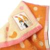 Marushin Mofusand Mini Hand or Handkerchief with Dot Antibacterial and Perfect As a Gift for Birthdays Towel, Towel, Ebi-nyan Design, 100% Cotton,