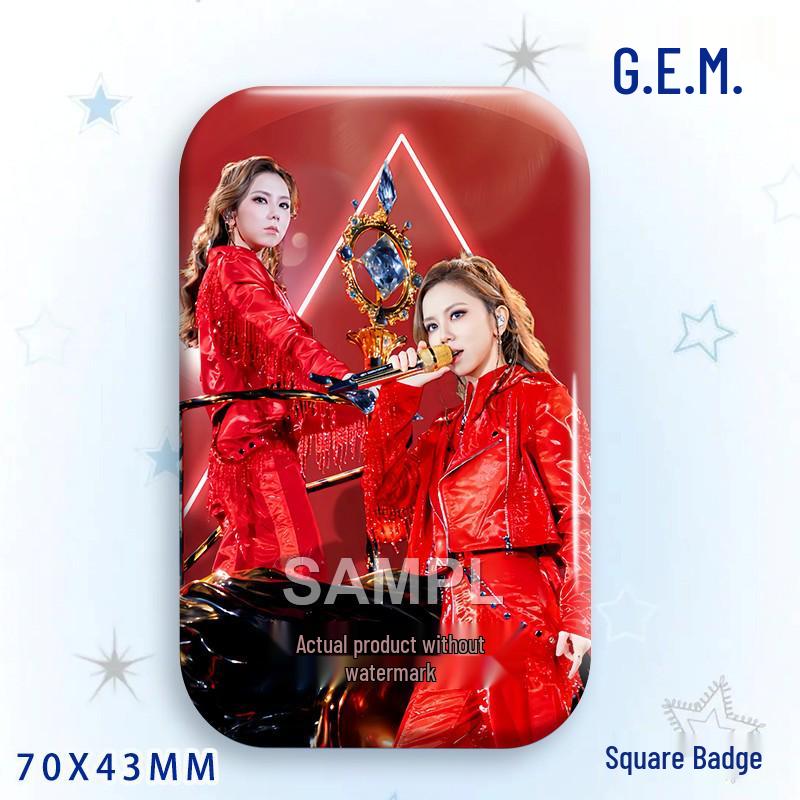 G.E.M. Star Idol Laser Badge & Brooch Pendant