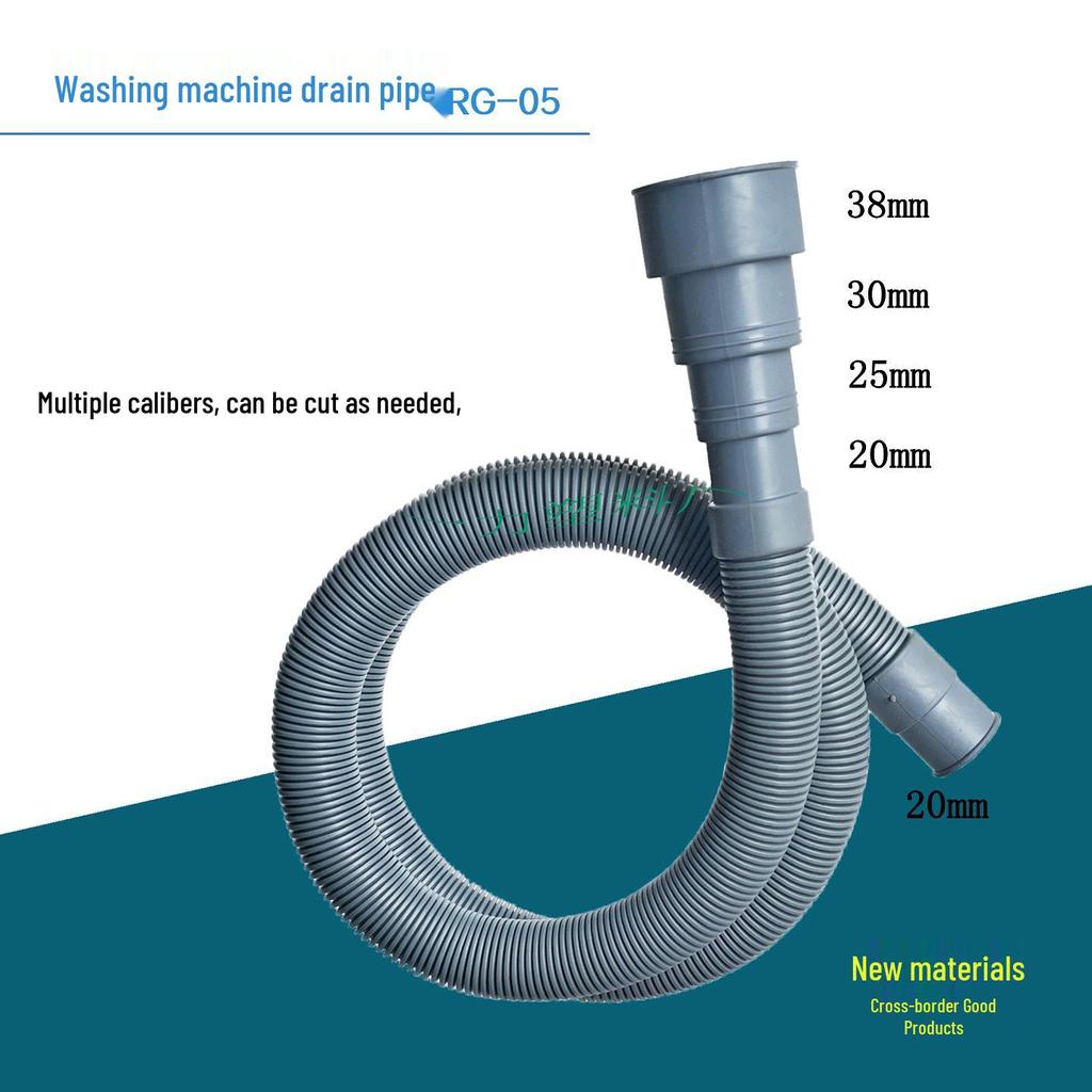 Brandneuer Universeller Waschmaschinen-Ablaufschlauch-Verlängerung mit Mehrfachschnittstelle.