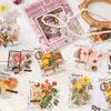 20pcs Kawaii Stationery Stickers First Encounter with Flower Language Diary Decorative Stickers Scrapbooking Craft Stickers
