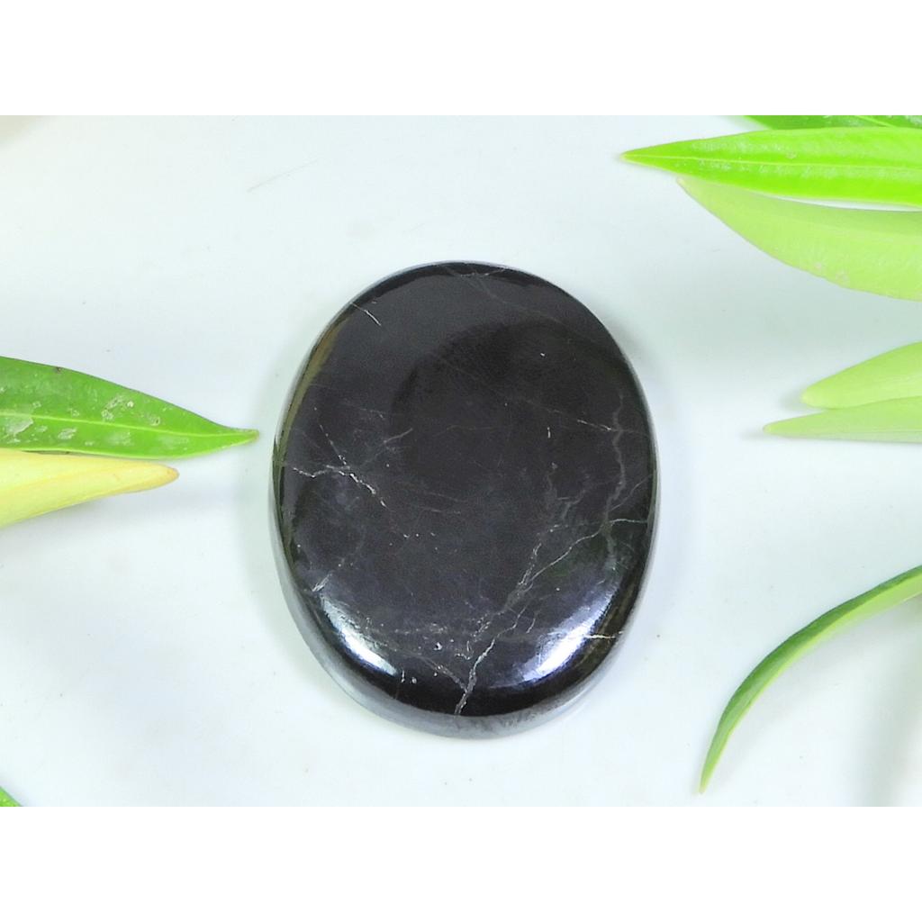 71Cts. Natural Purpurite Oval Cabochon Loose Jewelry Gemstone 27X37X06 MM B-227