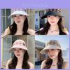 Summer Wide Brim Sun Hat With Breathable Cotton Linen Material For Outdoor Travel And Sun Protection
