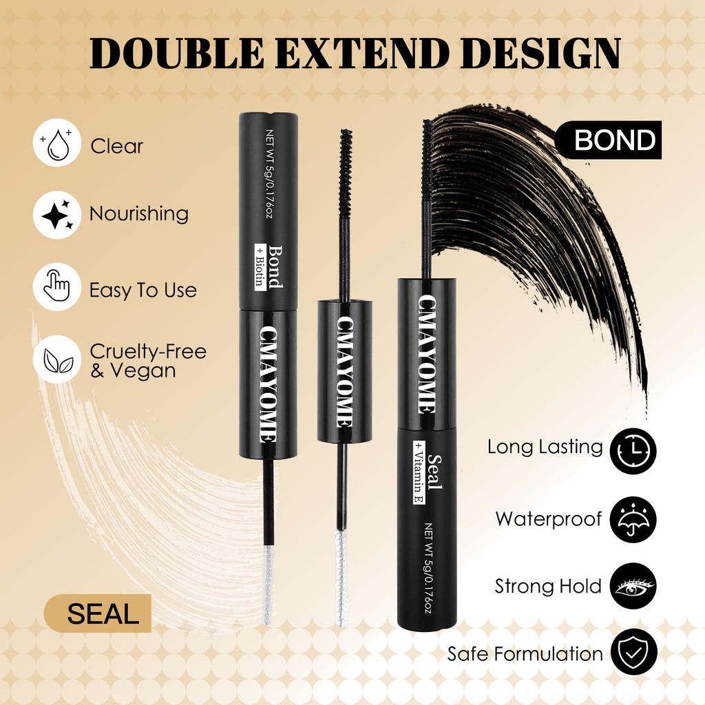 False Eyelash Glue Double Head Diy Glue Beauty Tool Self-Grafting Quick-Drying Eyelash Glue