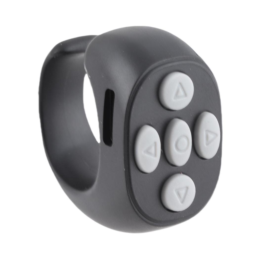 Bluetooth 5.3 Ring Remote Control Page Turner Cell Phone Camera Shutter Selfie Remote for Video Reading