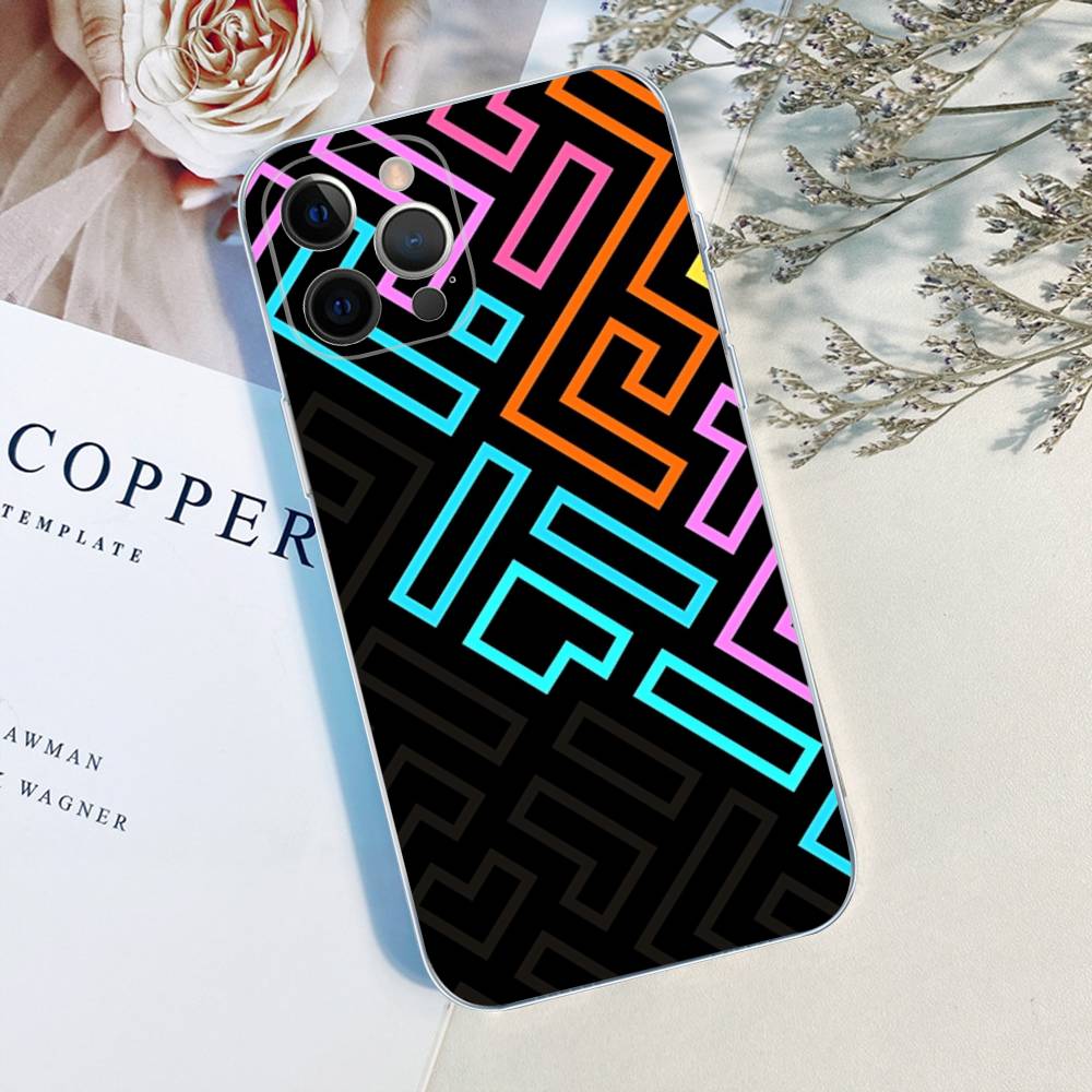 Vintage Game T-Tetris Fit For IPhone 16 15 Promax Phone Case IPhone 14 11 12 High End 13 Pro Silicone
