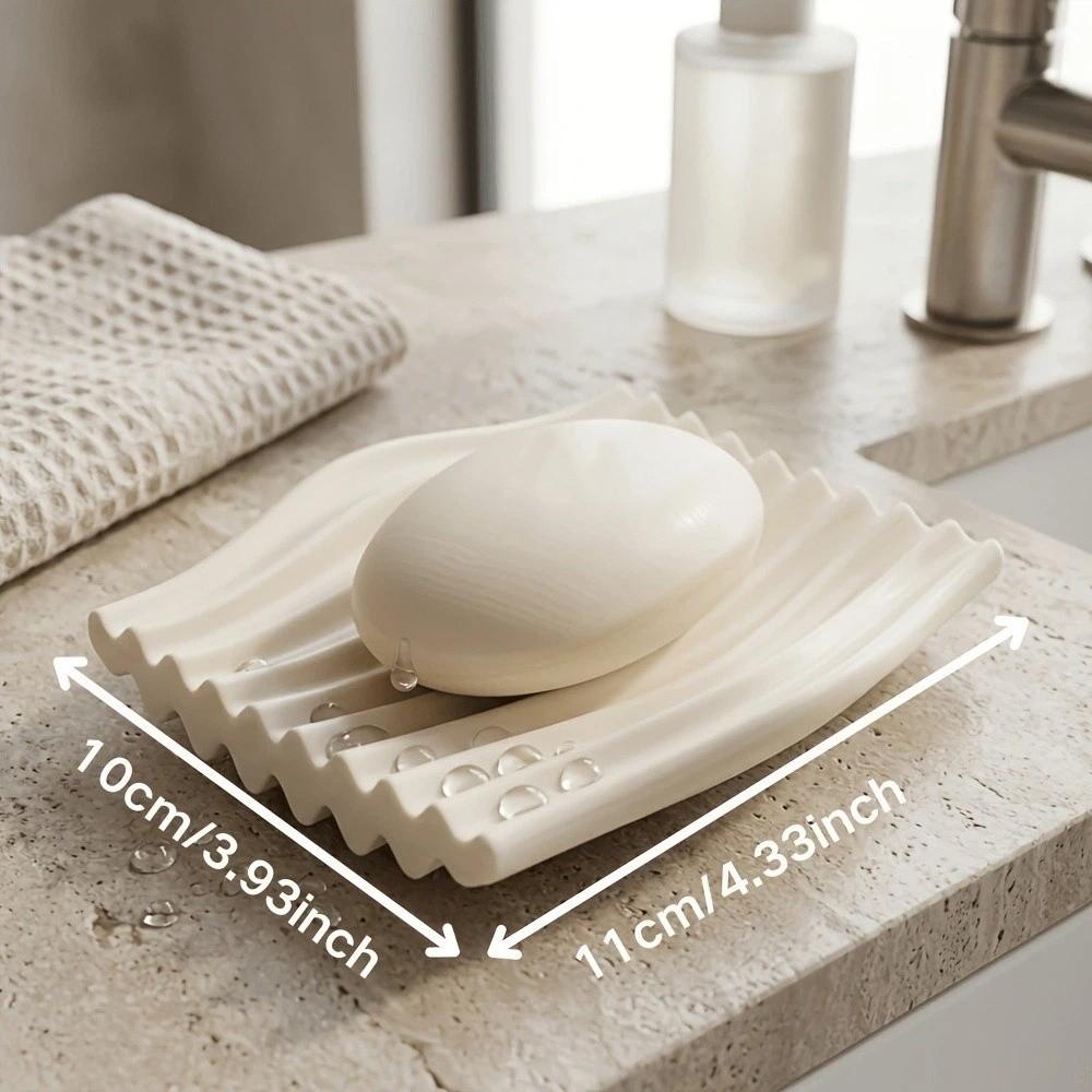 Drain Design Soap Dish 3D Printed Soap Holder Soap Organizer Drying Soap Container  Wash Basin