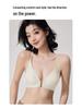 Front Buckle Push-Up Bra for Small Busts with Side Support and Anti-Sagging Features