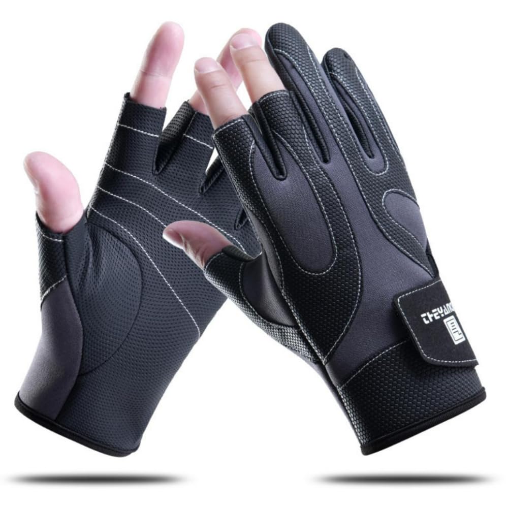 [APAGAI] 3-finger gloves, fishing, fishing gloves, mountain stream gloves, mountain L