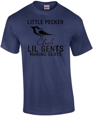 Little Pecker Club - Lil Gents Making Dents - Lustiges sexuelles Wortspiel T-Shirt