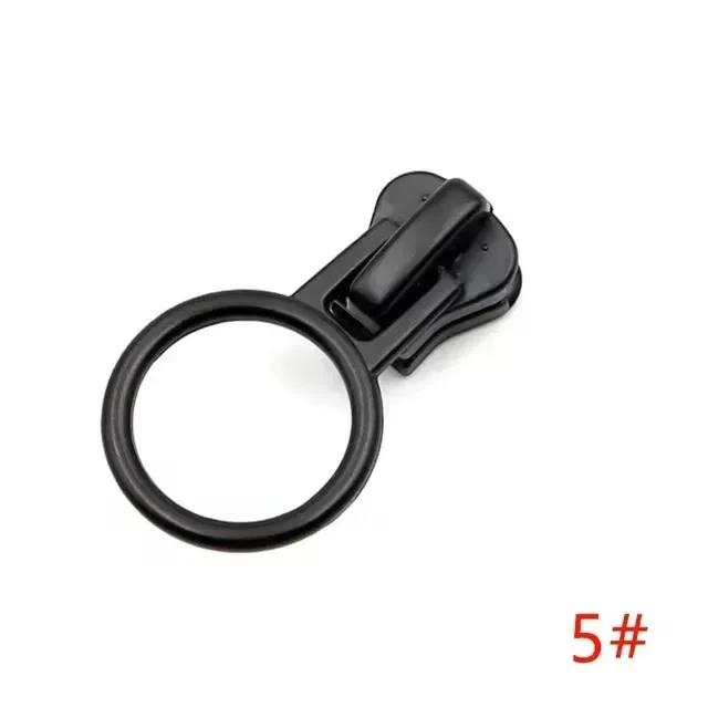 5/10Pcs 3# 5# 8# 10# 15# Zipper Sliders for Resin Zips Tape Replaceable Zippers Head Puller Jacket Coats Zip Repair Sewing Craft