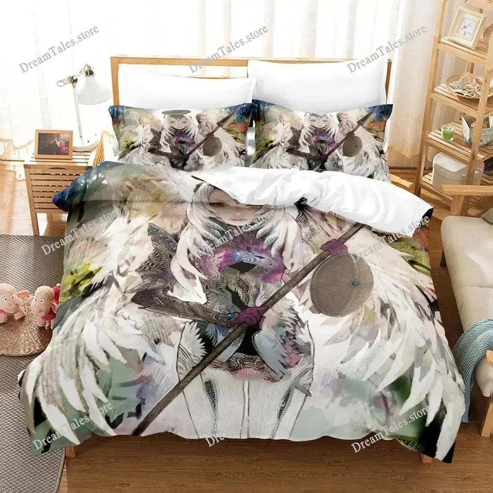 Anime Lord of Vermillion Ložní souprava Chlapci Dívky Velikost Twin Queen Povlak na přikrývku Povlak na polštář Postel Děti Dospělí Domácí textil
