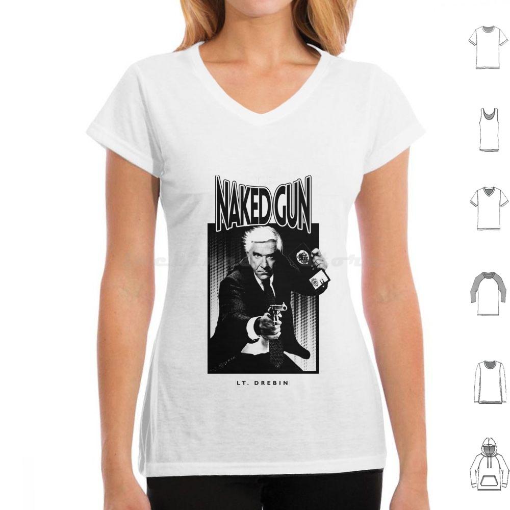 

The Gun T Shirt Cotton Men Women DIY Print The Gun Agarralo Como Puedas Frank Drebin Leslie Nielsen Comedy Airplane Aterriza 4XL