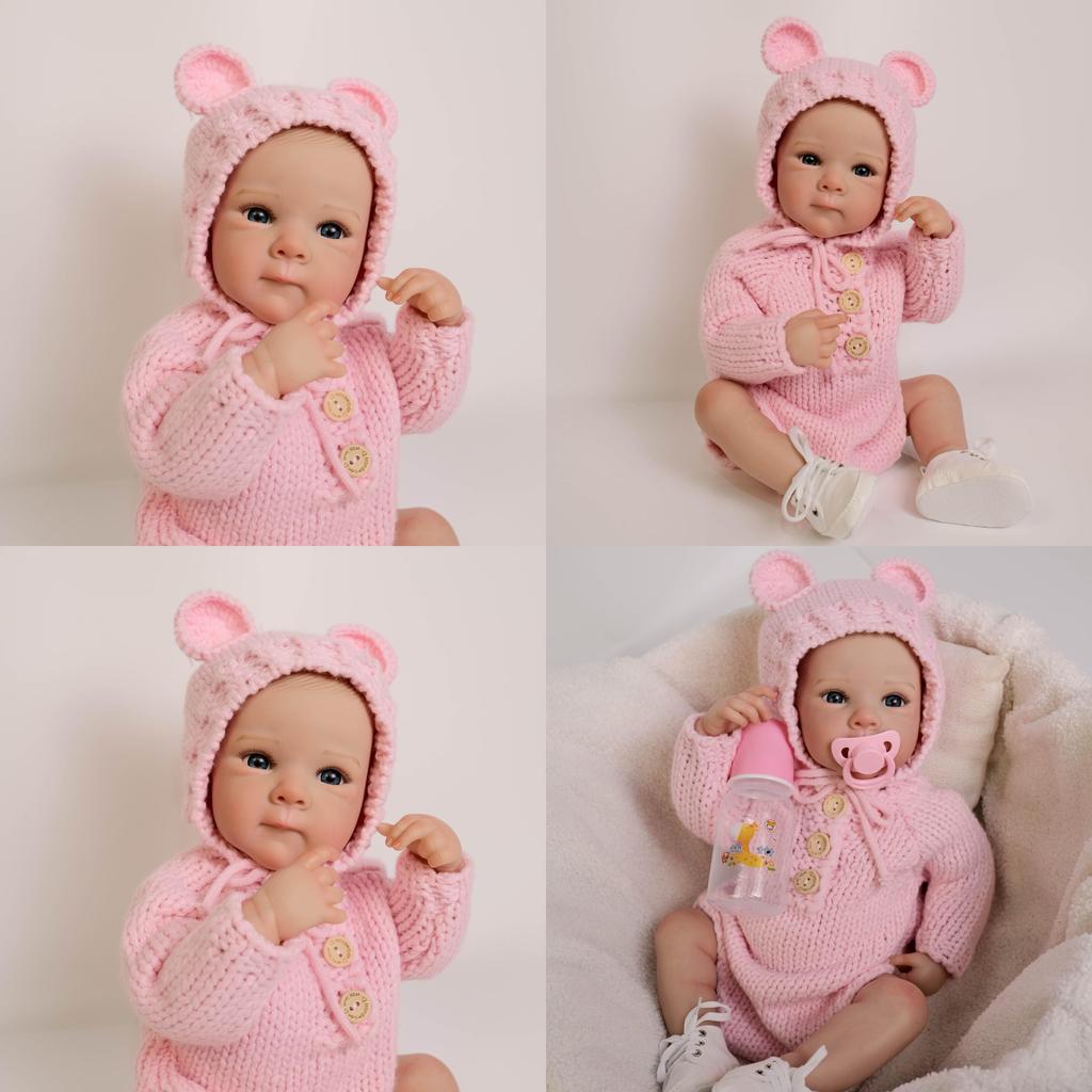 Silicone Reborn Baby Doll With Realistic Features For Collectors And Gift Enthusiasts