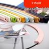U-Shaped Soft Glass Table Corner Protectors - Anti-Collision Sponge Strips