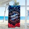 FC Bayern München Personalisiertes Text Strandtuch Hohe Saugfähigkeit & Schnelltrocknend Geeignet für Sport Reisen Schwimmen Yoga Badezimmer Strand Und Pool