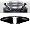 M Style Horn Glossy Black Mirror Cover Caps For Lexus IS RC 200 300 350 450 2014-2020
