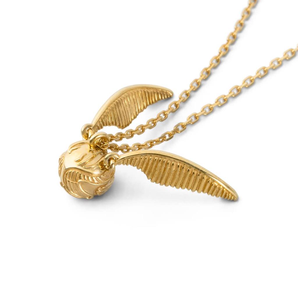 Harry Potter Goods Necklace Gold Snitch Necklace Silver Gold Accessories Jewelry Present Gift [U-Treasure] (Yellow Coating) Women's