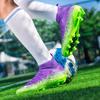 34-46 Scarpe da Calcio Uomo Alte Taglie Grandi Chiodi Lunghi Antiscivolo Resistenza TPR Artificiali Capitano Giovanili da Esterno