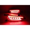 2PCS Reflector For Mazda CX-3 CX3 2015 2016 2017 2018 2019 2020 Car LED Rear Fog Lamp Brake Light Turn Signal Light