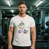 GYM Muscle Training Crossfit Rainbow Horse Tshirt Zombie Deadlift Weightlifting Halloween Fitnes Man Clothes Bodybuilding Tees