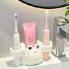 New Cartoon Crab Ceramic Electric Toothbrush Storage Rack Bathroom Washstand Toothpaste Toothbrush Holder Looks Great Next to Soap Dispenser