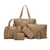 Multi-piece new pu fashion mother and child bag six-piece set portable shoulder messenger women's bag