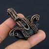 Black Tourmaline Pendant Gemstone Jewelry,  999 Copper Wire Wrapped Pendant, Handmade Amazing Pendant Jewelry
