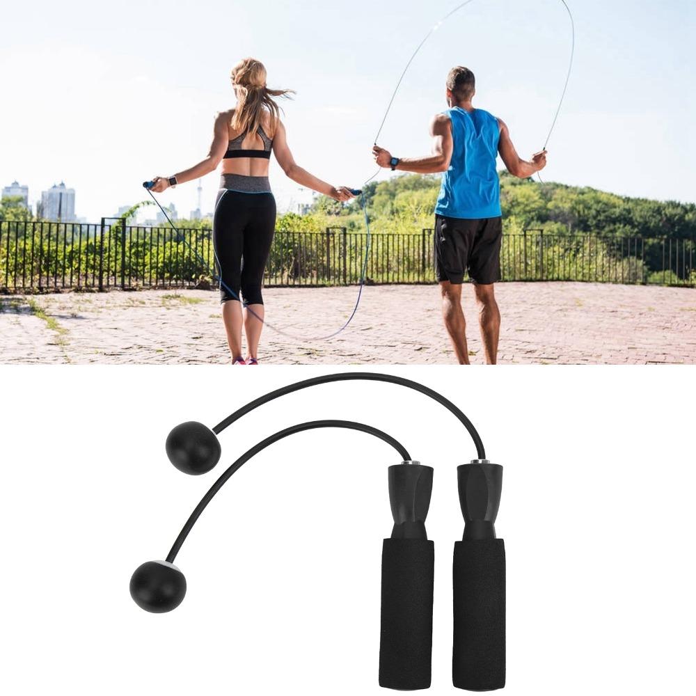 2PCS Fast Rotation Ropeless Skipping Rope Weight Ball Fitness Jump Rope Fitness Workout