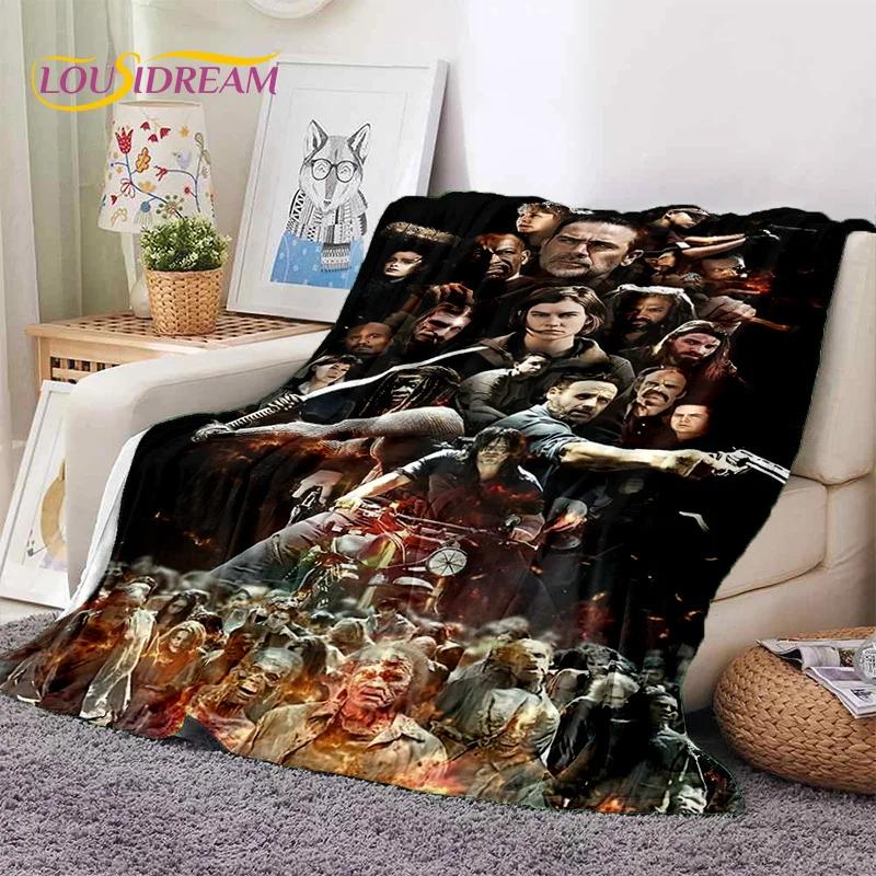 The Walking Dead Lincoln TWD Soft Flannel Blanket for Beds Bedroom Sofa Picnic,Throw Blanket for Cover Outdoors Leisure Nap Gift