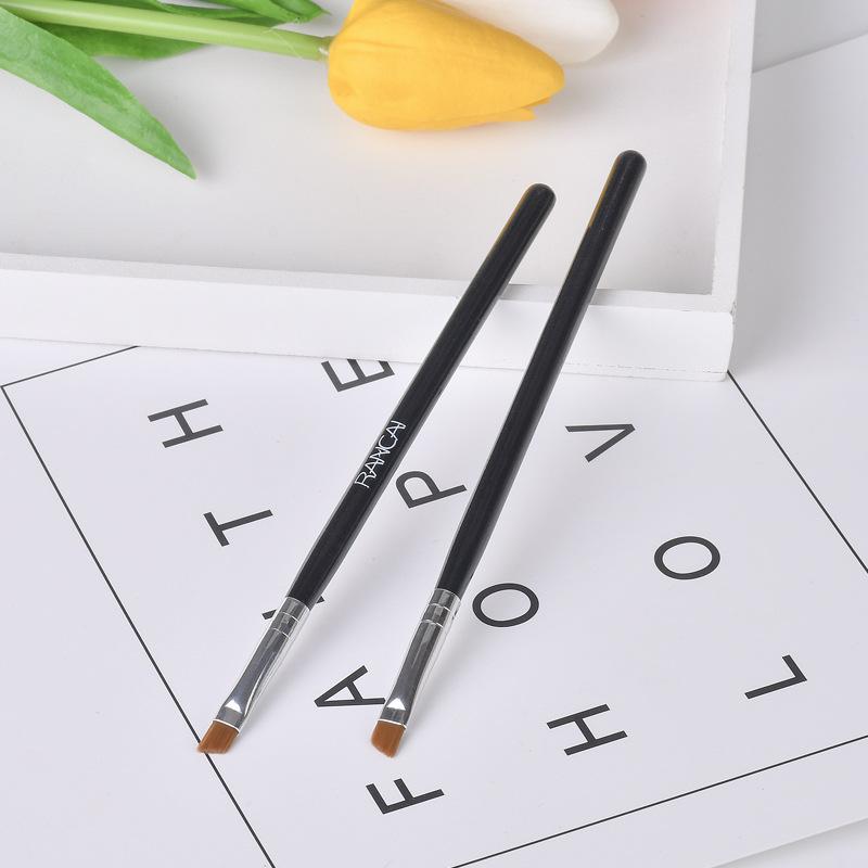 RANCAI Oblique head eyebrow brush, eyebrow makeup brush, beauty tool, single eyebrow brush, makeup beauty brush