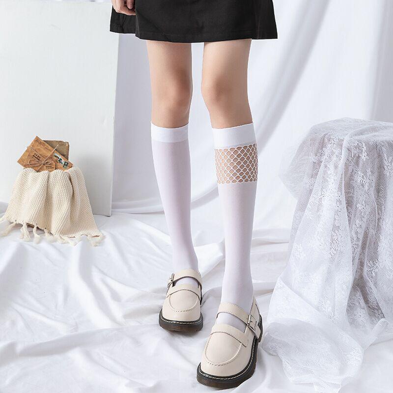 Fashionable New Female Sexy Stockings Pantyhose English Love Letter Tattoo Jacquard Woman Girl Ladies One Line Design Stockings
