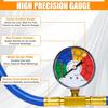R134A Air Conditioning Refrigerant Charging Hose with Gauge Fits for Car AC Air Conditioning Refrigerant Charging Tool