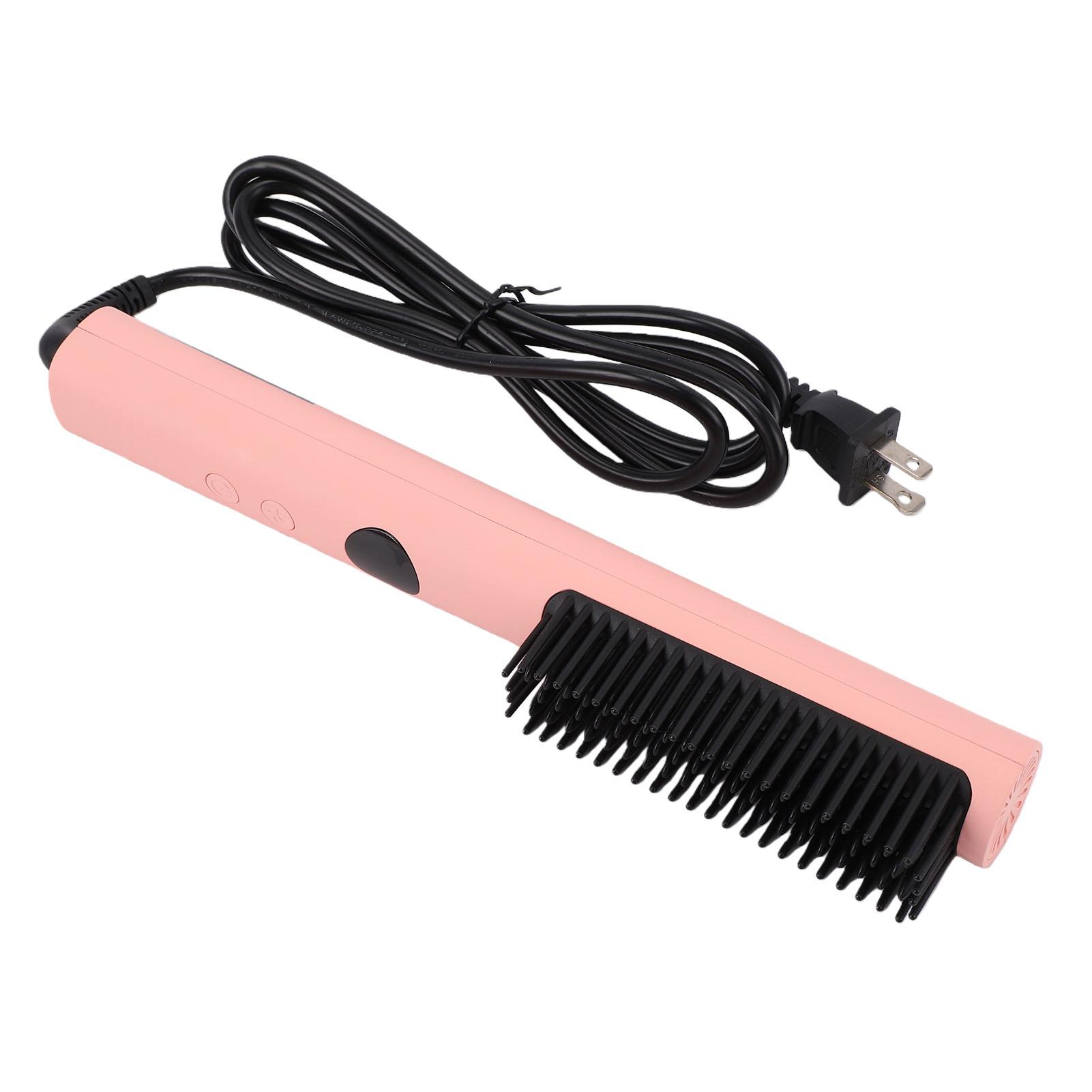 

H Dryer Brush and Hot Cold Wind Compact Hot Brush for Volumizing Anti Frizz Straight Pink