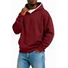 Sudadera con capucha casual para hombre, color liso, ligera, hombros caídos, para primavera y otoño