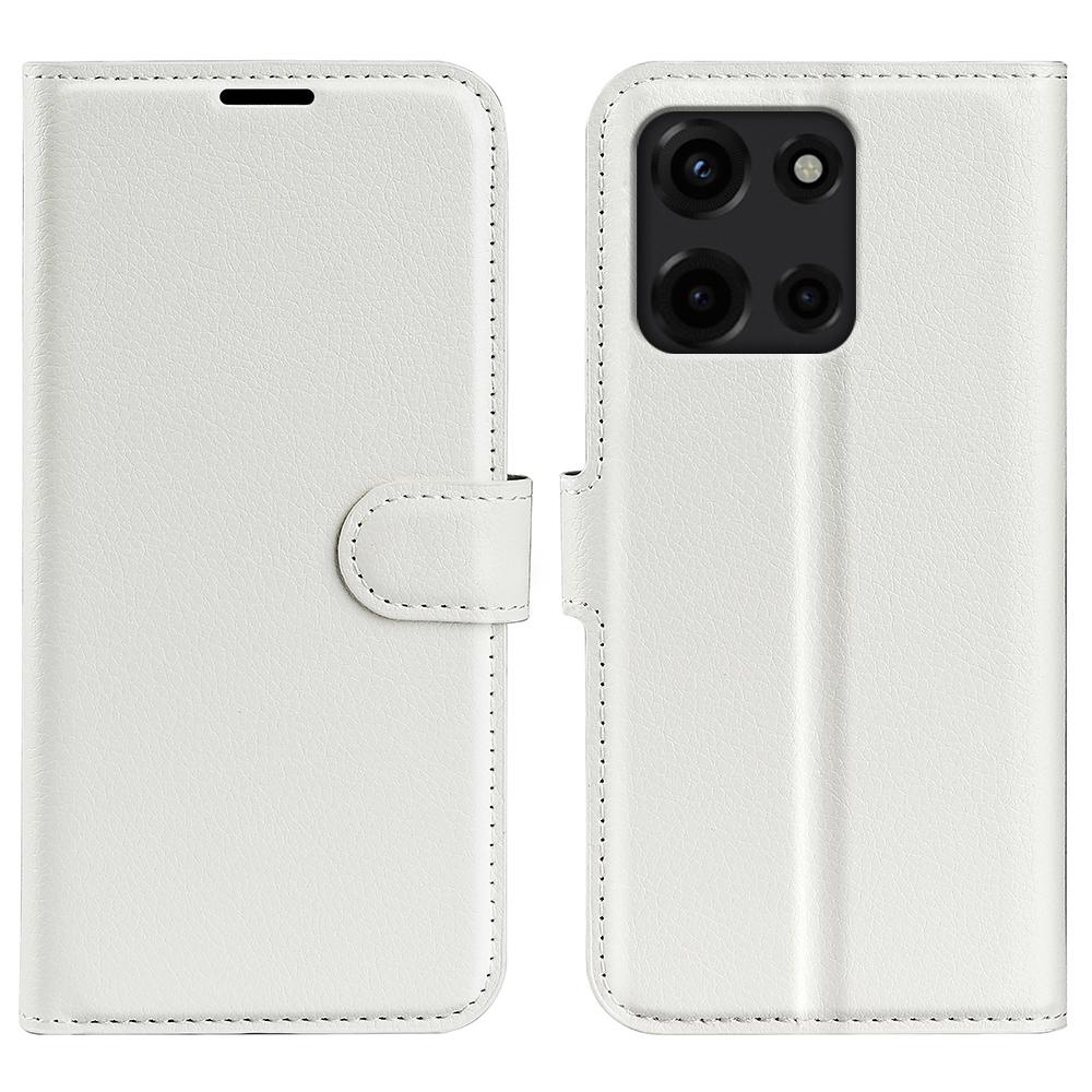 For Motorola Moto G 5G (2025) Case Litchi Texture Shockproof Leather Wallet Phone Cover