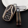 Maserati Key Cover for Levante, Levante SUV, and Ghibli - Protective Shell with Keychain.
