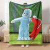 Custom Name In the Night Garden Theme Printed Blanket - Perfect for Couch, Bed, Travel & Outdoor Use | Machine Washable, Cozy & Durable.