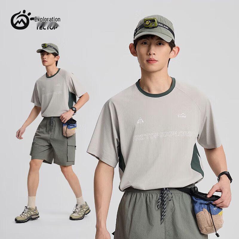 TECTOP Unisex Outdoor Short Sleeve T-Shirt S