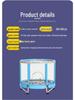 Kids' Indoor Safety Trampoline with Anti-Rollover and Anti-Pinch Features