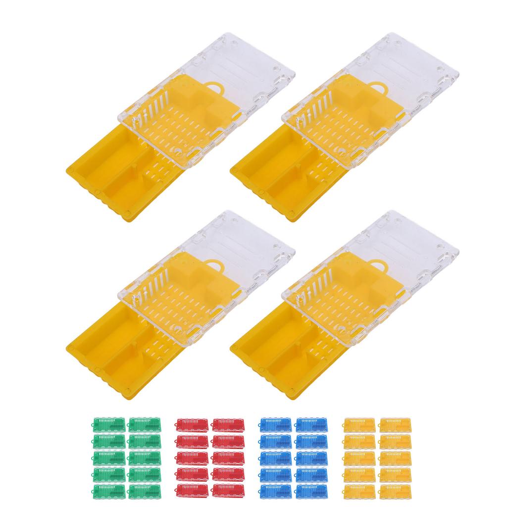 10Pcs Portable Queen Bee Cage Plastic Queen Bee Transporting Catcher Beekeeping Supplies Lightweight Beekeeper Equipment