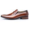 Old man head spring men's pointed patent leather shoes business casual dress leather shoes men's wedding shoes 0265