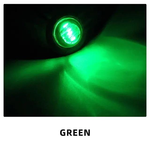 10PCS 12V 24V LED Side Marker Indicators Light Truck Warning Tail Light Trailer Lorry Car External Clearance Turn Signal Lamp