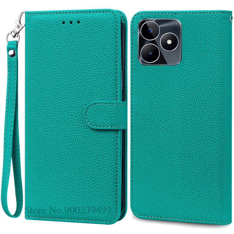 Pouzdro peněženka/flipový kryt z umělé kůže pro Realme C53, pouzdro z umělé kůže pro OPPO Realme C53 C 53, pouzdro na telefon Realme C53, pouzdro a kryt