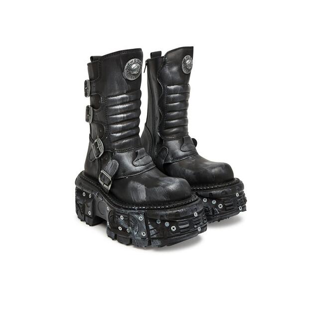 Ботильоны NEW ROCK M-373SC-C1 Серые